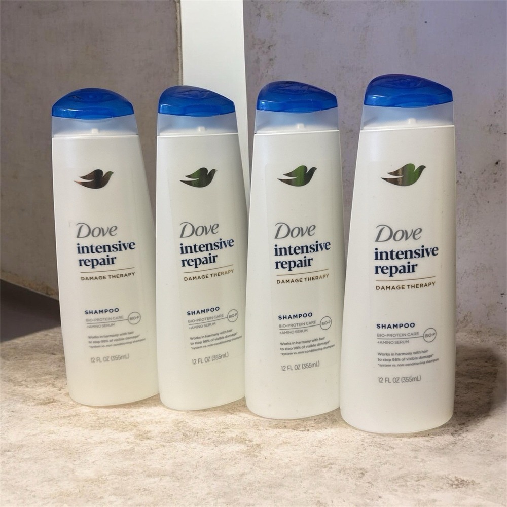 Dove Intensive Repair Shampoo 12oz (4 Pack) New